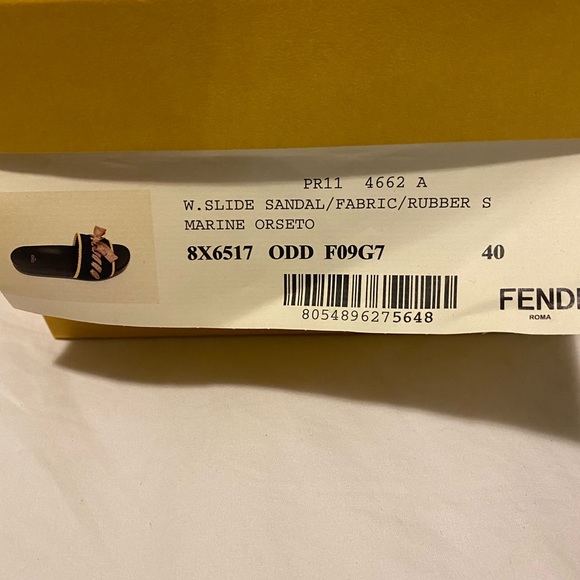Authentic Fendi slides - Picture 3 of 4